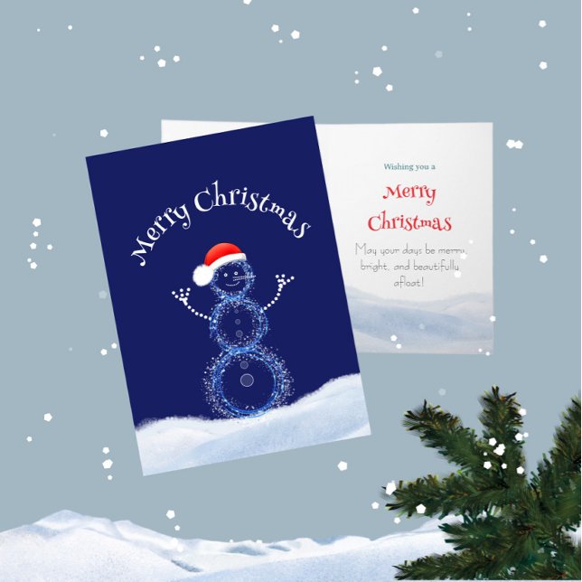 Weihnachts-Schneemann Karte (Von Creator hochgeladen)