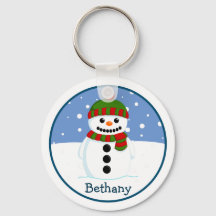 Weihnachts-Schneemann Personalisiert