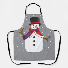 Weihnachts-Schneemann Schürze