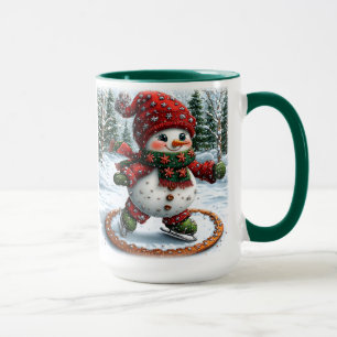 Weihnachts-Schneemann Tasse