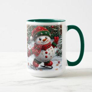 Weihnachts-Schneemann-Tasse Tasse