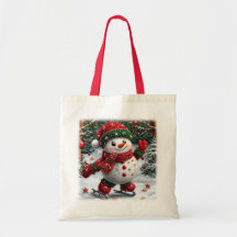 Weihnachts-Schneemann