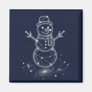 Weihnachts-Schneemann Winter-Wunderland Magnet
