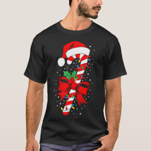 Weihnachts-Schoko-Streifen-Shirt Junge Mädchen Kin T-Shirt