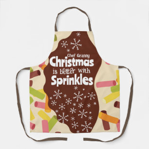 Weihnachts-Schürze Weihnachten ist besser mit Stre Schürze