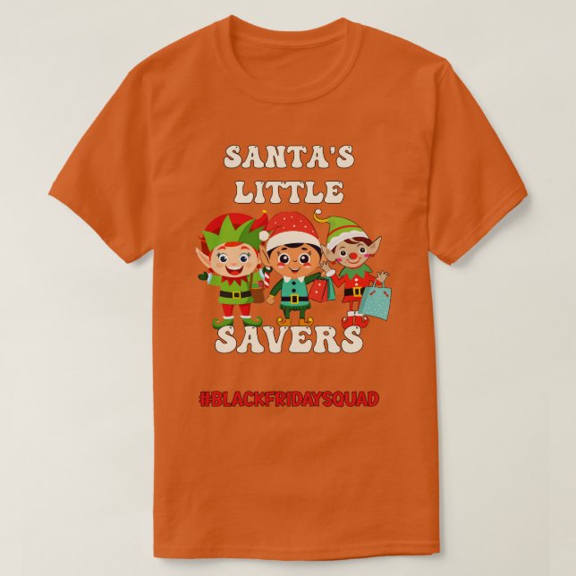 Weihnachts-Schwarzer Freitag-Squad T-Shirt (Design vorne)