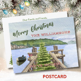 Weihnachts-See-Budget-Feiertagsankündigung Feiertagskarte