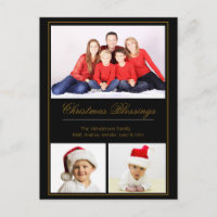 Weihnachts-Segnungen Custom Family Foto