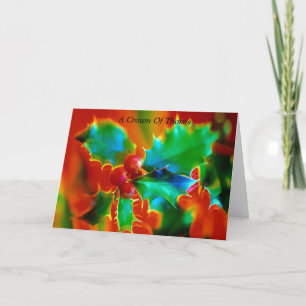 Weihnachts-Segnungen Feiertagskarte