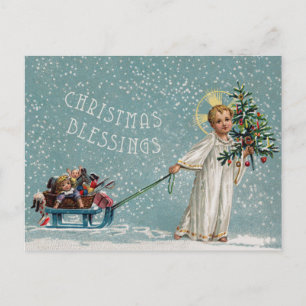 Weihnachts-Segnungen Postkarte
