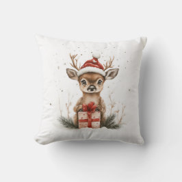 Weihnachts-Serie Baby Dei in Weihnachtsmannmütze G Kissen