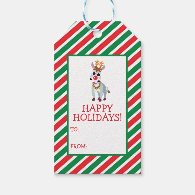 Weihnachts-Shane Geschenkanhänger (Vorderseite)