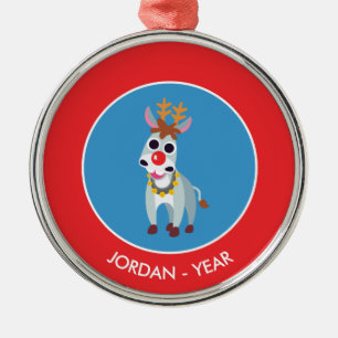 Weihnachts-Shane Ornament Aus Metall