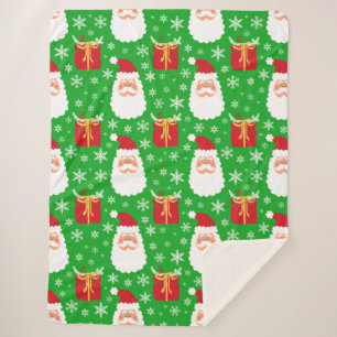 Weihnachts-Sherpa-Blanket Sherpadecke