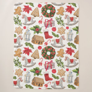 Weihnachts-Sherpa-Blanket Sherpadecke