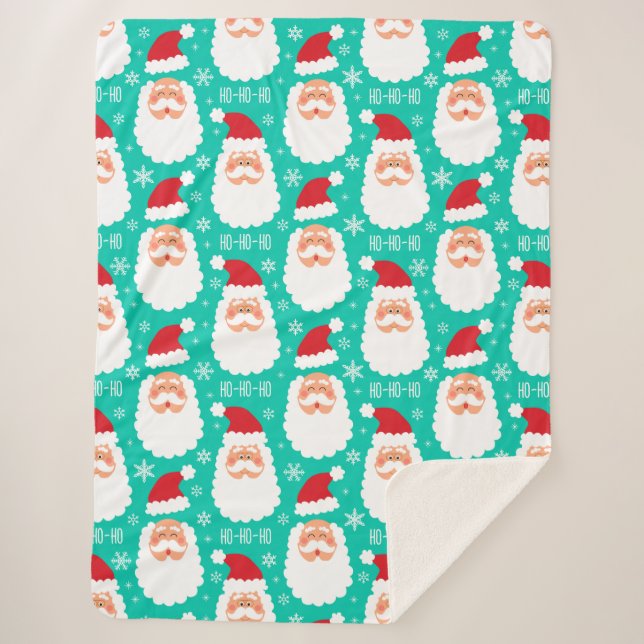 Weihnachts-Sherpa-Blanket Sherpadecke (Vorderseite)