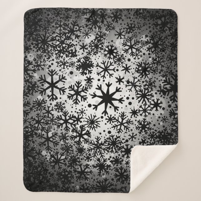 Weihnachts-Sherpa-Decke Sherpadecke (Vorderseite)