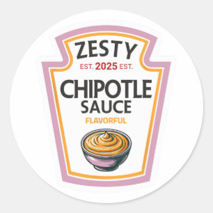 Weihnachts Shirt 2025 Geschenk Zesty Chipotle Sau Runder Aufkleber