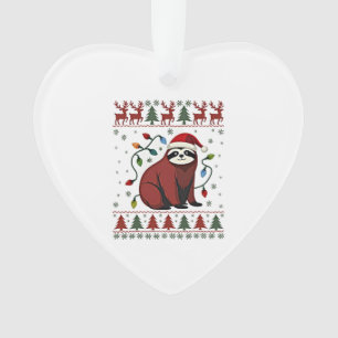 Weihnachts-Shirt für Faultierliebhaber Geschenk We Ornament