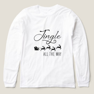 Weihnachts-Shirt "Jingle All The Way" Tri-Blend Shirt