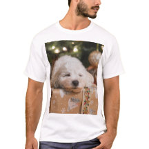 Weihnachts-Shirt mit Niedlichem Hundedesign