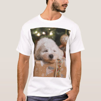 Weihnachts-Shirt mit Niedlichem Hundedesign T-Shirt