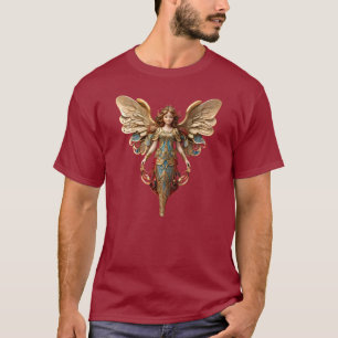 Weihnachts-Shirt mit Vintage-Engel-Ornament T-Shirt