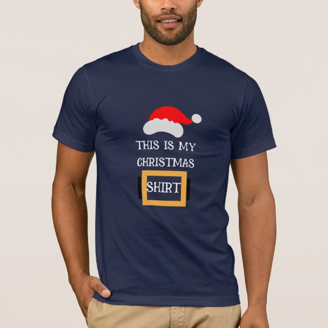 Weihnachts-Shirt - T-Shirt für Feiertage (Vorderseite)