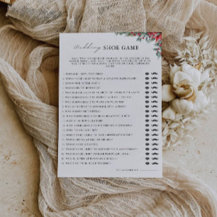 Weihnachts-Shoe-Vorlage Einladung