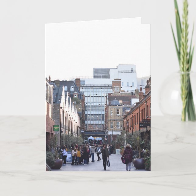 Weihnachts-Shopping auf der Pavilion Road London G Karte (Vorderseite)