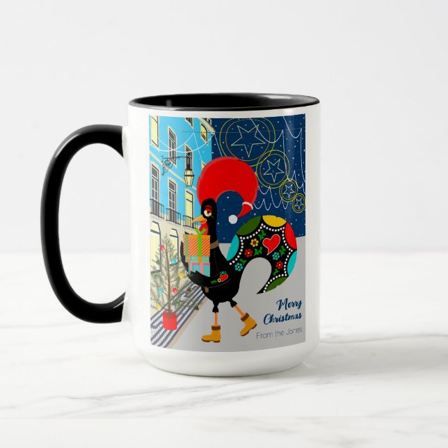 Weihnachts-Shopping mit dem portugiesischen Rooste Tasse (Links)