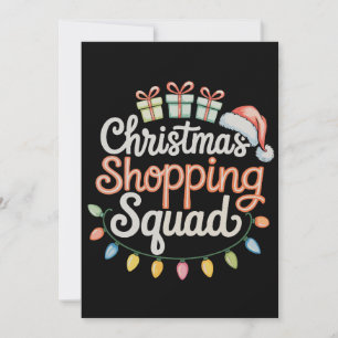 Weihnachts-Shopping-Squad Weihnachten passt Famili