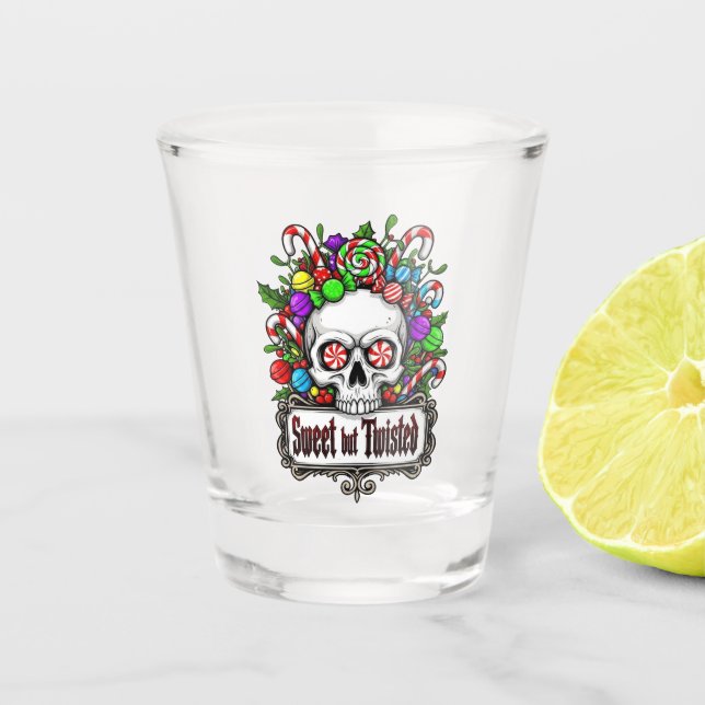 Weihnachts-Shotglas Schnapsglas (Vorderseite)