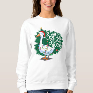 Weihnachts-Silarly Goose Funny Goose Weihnachten Sweatshirt
