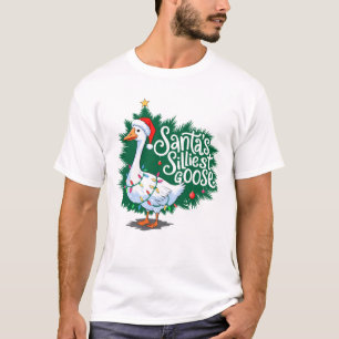 Weihnachts-Silarly Goose Funny Goose Weihnachten T-Shirt