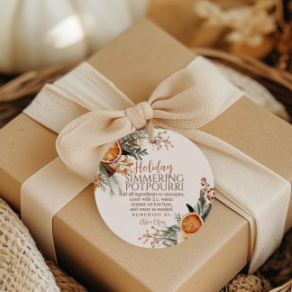 Weihnachts-Simmering-Potpourri-Geschenk Geschenkanhänger