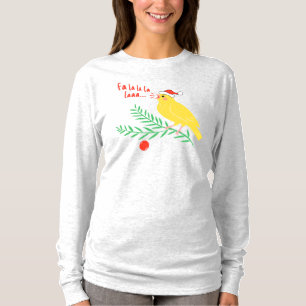 Weihnachts-Singkanarienvogel T-Shirt