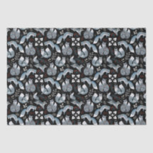 Weihnachts-Skandinavier Nordic Grau Fox auf Schwar