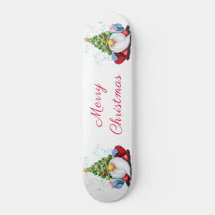Weihnachts-Skateboard mit Geschenk Skateboard