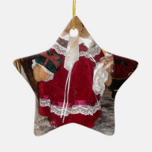 Weihnachts Skater Teddy Bear Collection. Keramikornament