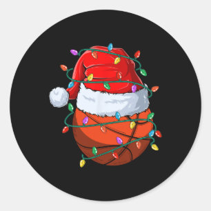Weihnachts-Sketch Weihnachtsmann-Sporthut Ll Kinde Runder Aufkleber