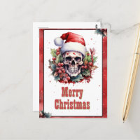 Weihnachts-Skull-Farbe
