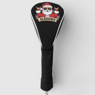 Weihnachts-Sleigher Santa Rock Xmas Rocker Golf Headcover