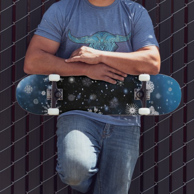 Weihnachts-SlipperyJoe fällt verschiedene Formen G Skateboard (Außenbereich 3)