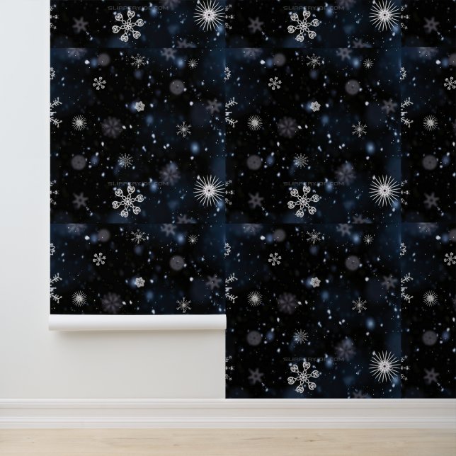 Weihnachts-SlipperyJoe fällt verschiedene Formen G Tapete (Anwendung)