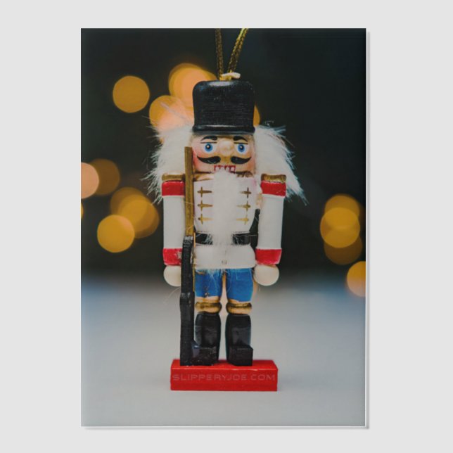 Weihnachts-SlipperyJoe Nutcracker figurine Ornamen (Vorderseite)