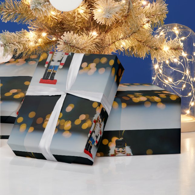 Weihnachts-SlipperyJoe Nutcracker figurine Ornamen Geschenkpapier (Feiertage)