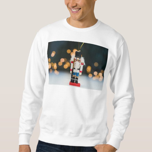 Weihnachts-SlipperyJoe Nutcracker figurine Ornamen Sweatshirt (Vorderseite)