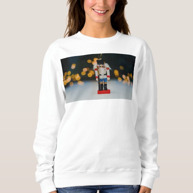 Weihnachts-SlipperyJoe Nutcracker figurine Ornamen Sweatshirt (Vorderseite)