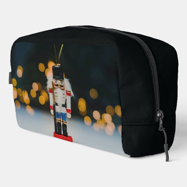 Weihnachts-SlipperyJoe Nutcracker figurine Ornamen Waschbeutel (Rechte Ecke)